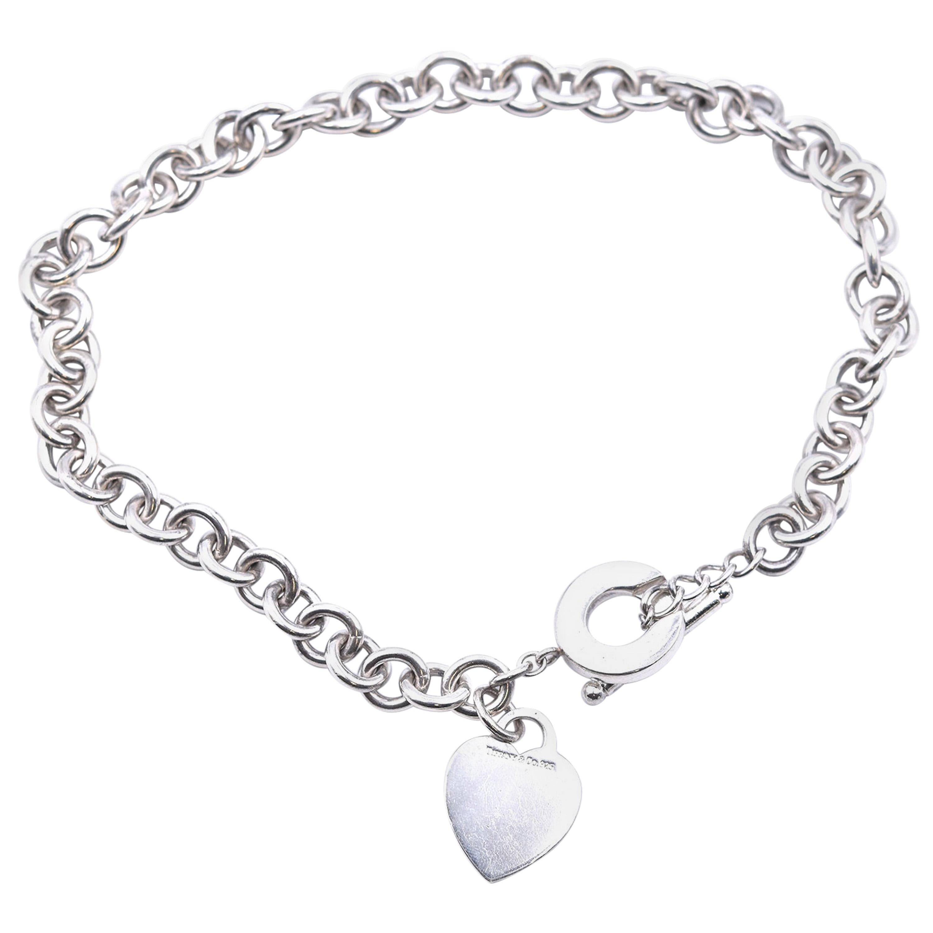 Tiffany 
Co. Sterling Silver Return to Tiffany Heart Necklace
