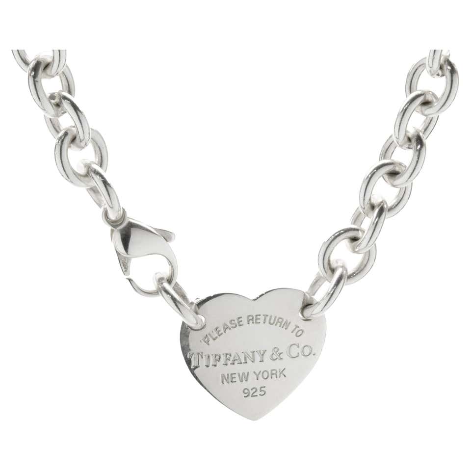 Tiffany and co signature necklace Clearance