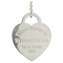 Tiffany & Co. Sterling Silver Return to Tiffany Heart Necklace