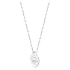 Tiffany & Co. Sterling Silver Return to Tiffany Heart Necklace