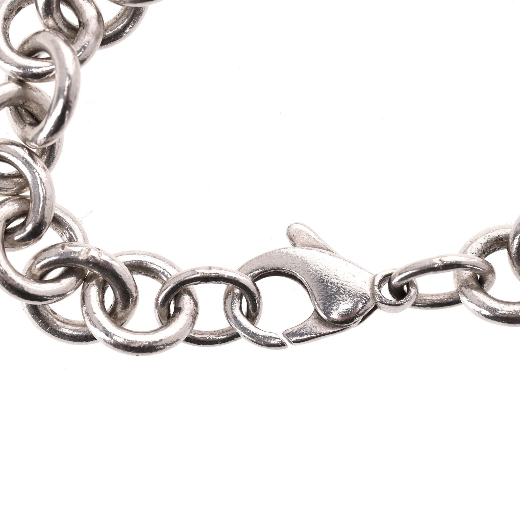 Tiffany & Co. Braccialetto con etichetta a forma di cuore in argento Sterling Return To Tiffany 3