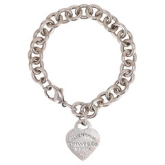 Tiffany & Co. Bracciale con etichetta a cuore Return To Tiffany in argento sterling