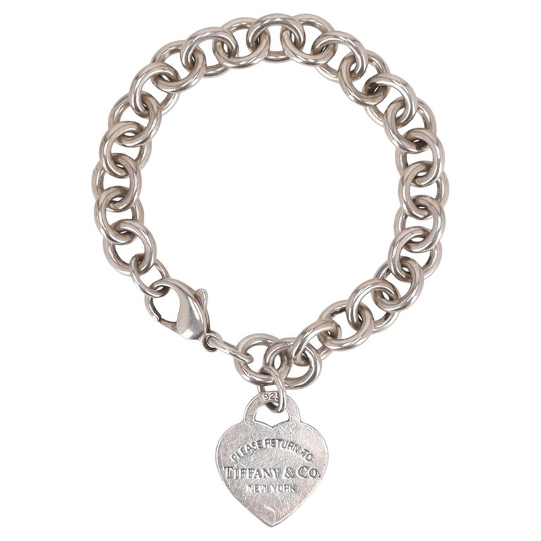 Tiffany & Co. Sterling Silver Return To Tiffany Heart Tag Bracelet