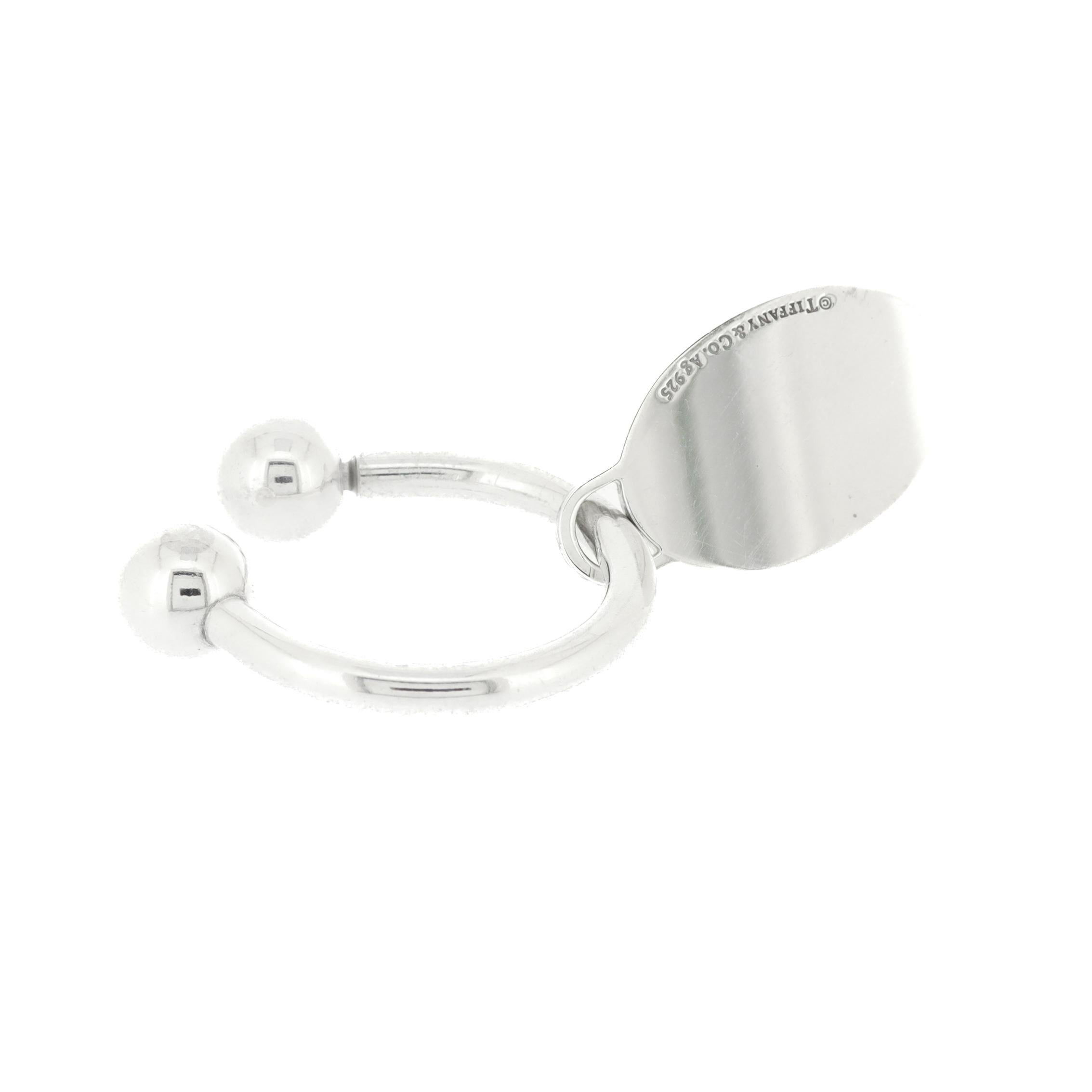 Tiffany & Co. Sterling Silver 'Return to Tiffany' Key Holder or Key Chain For Sale 5