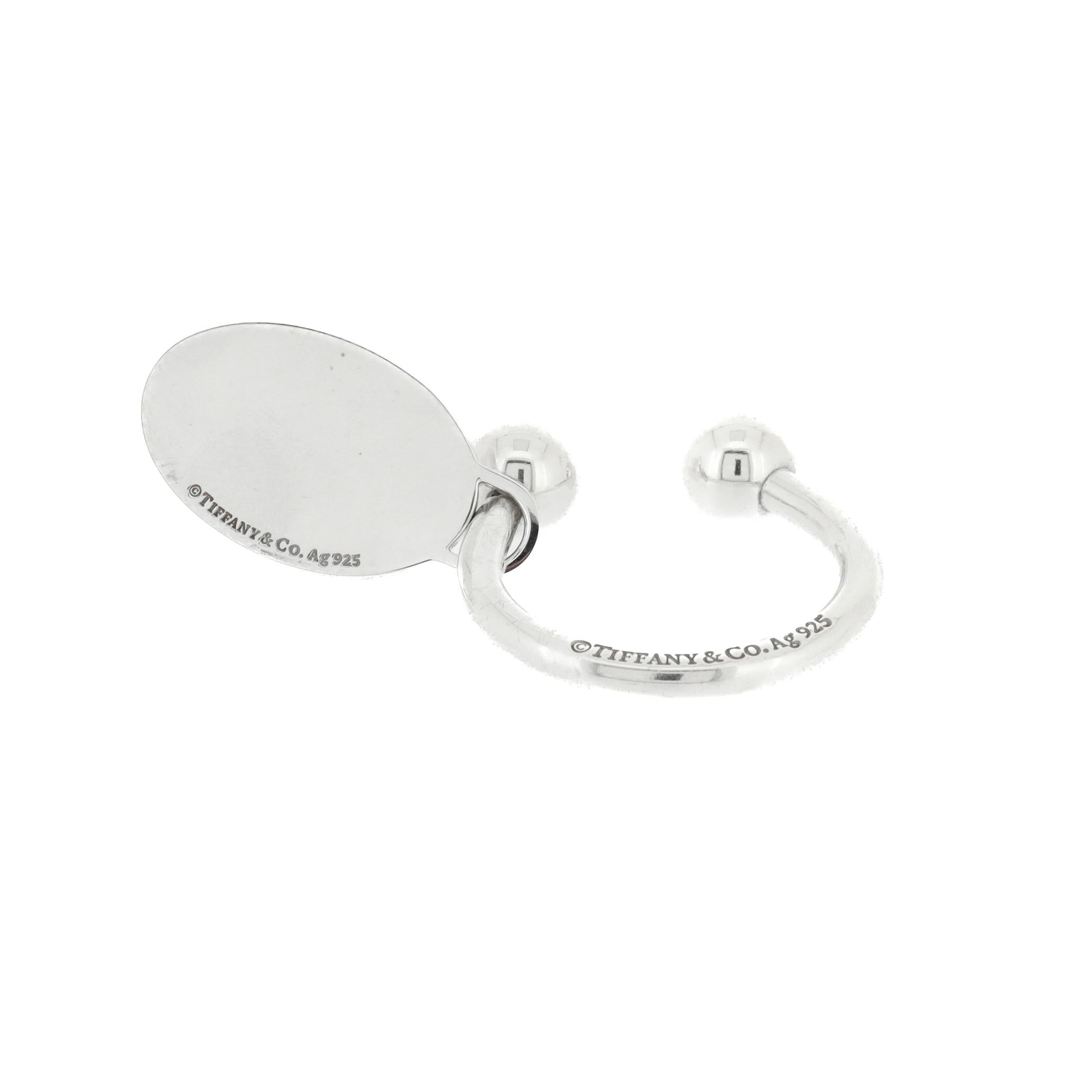 Tiffany & Co. Sterling Silver 'Return to Tiffany' Key Holder or Key Chain For Sale 7
