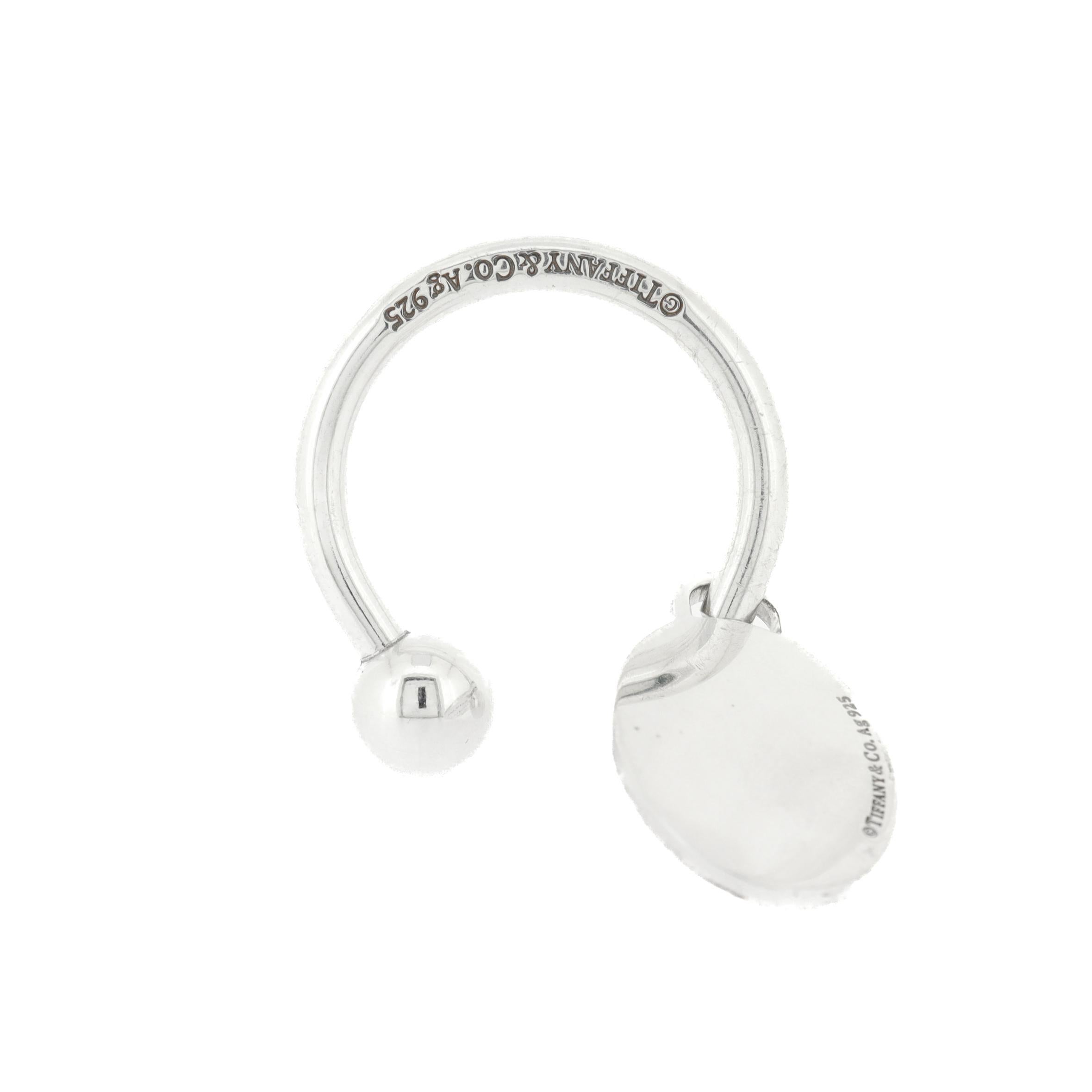 Tiffany & Co. Sterling Silver 'Return to Tiffany' Key Holder or Key Chain For Sale 1