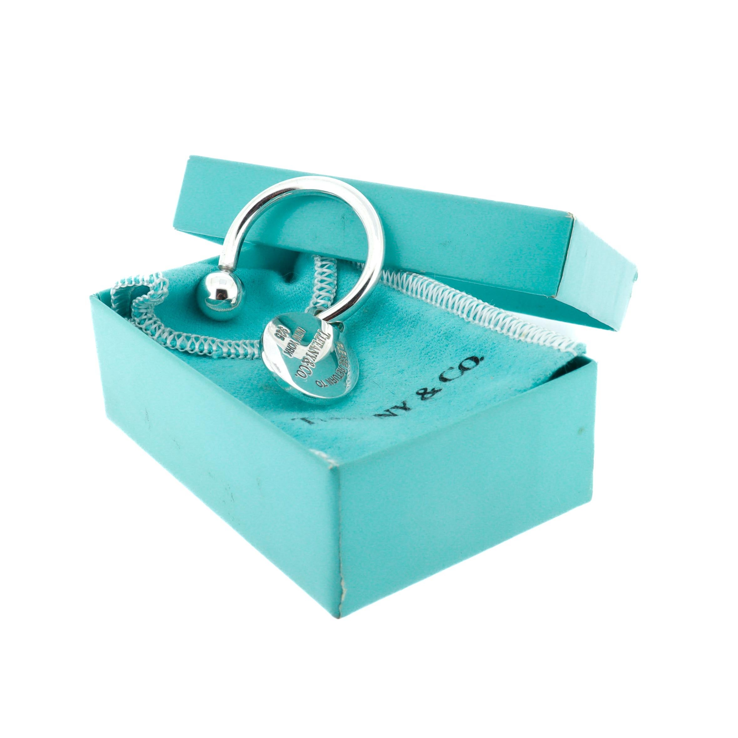 Tiffany & Co. Sterling Silver 'Return to Tiffany' Key Holder or Key Chain For Sale 2