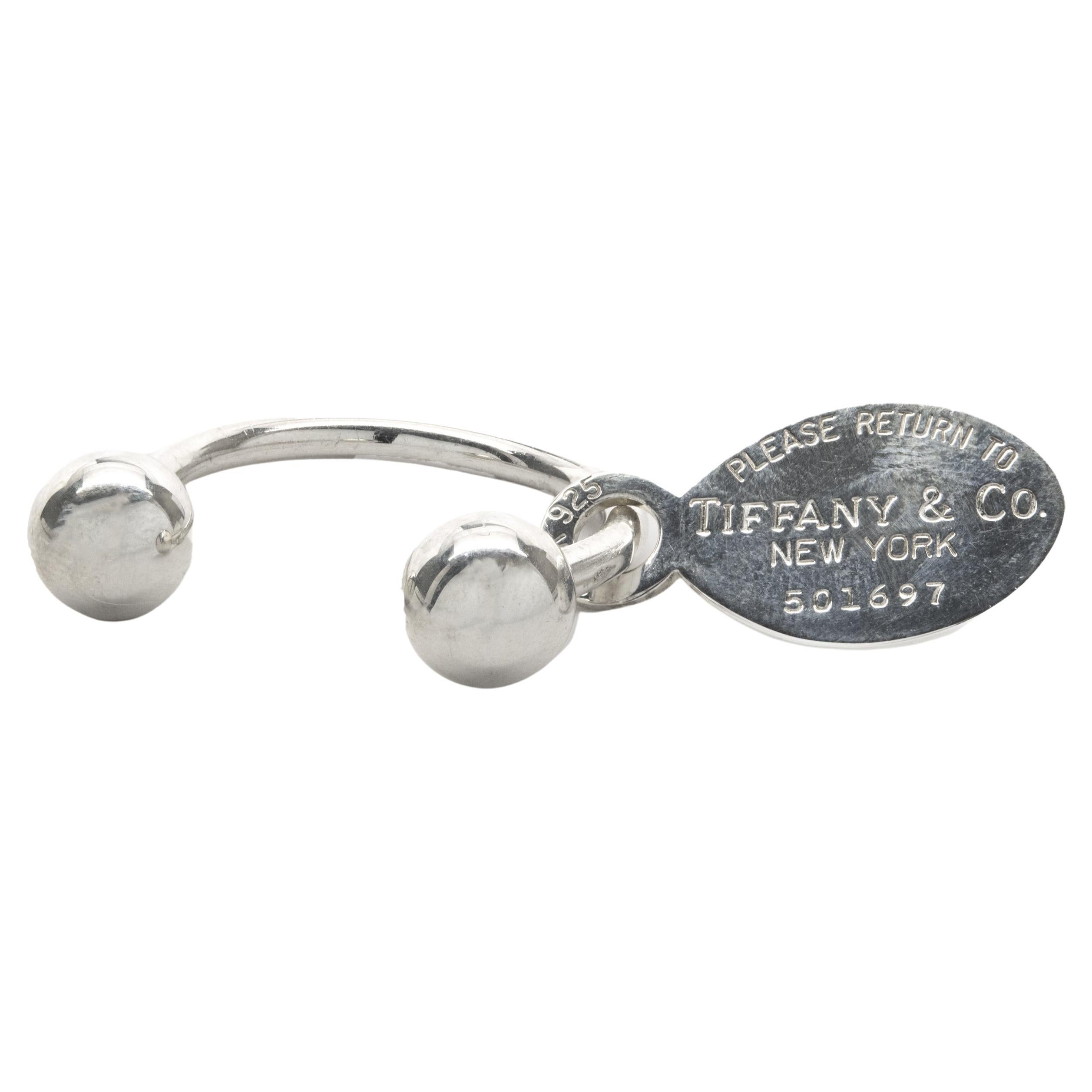Tiffany and Co. Sterling Silver Return to Tiffany Key Ring For Sale at  1stDibs