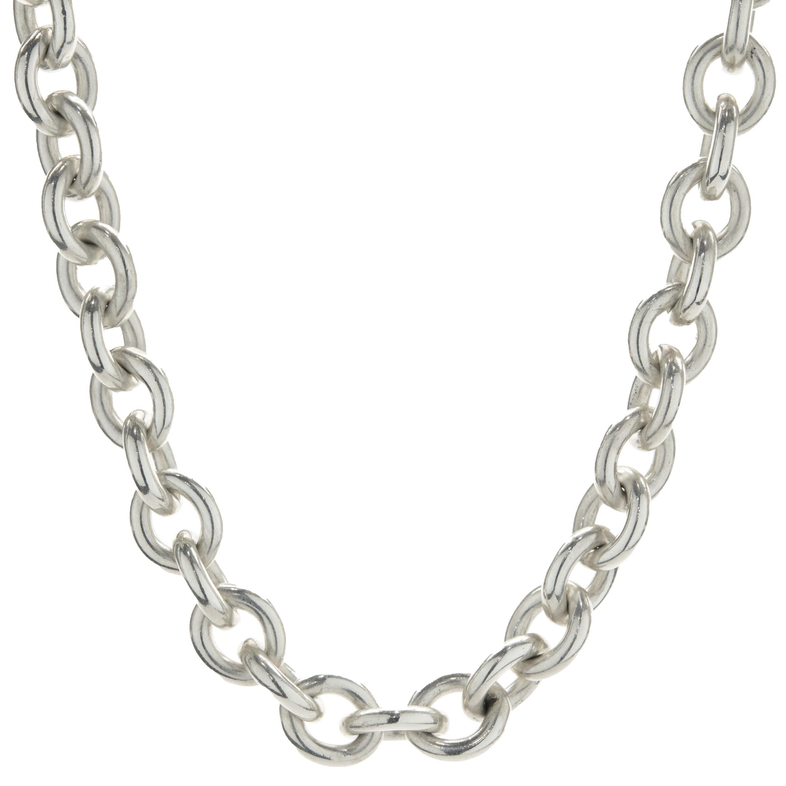 Tiffany and Co. Sterling Silver Return to Tiffany Necklace at 1stDibs