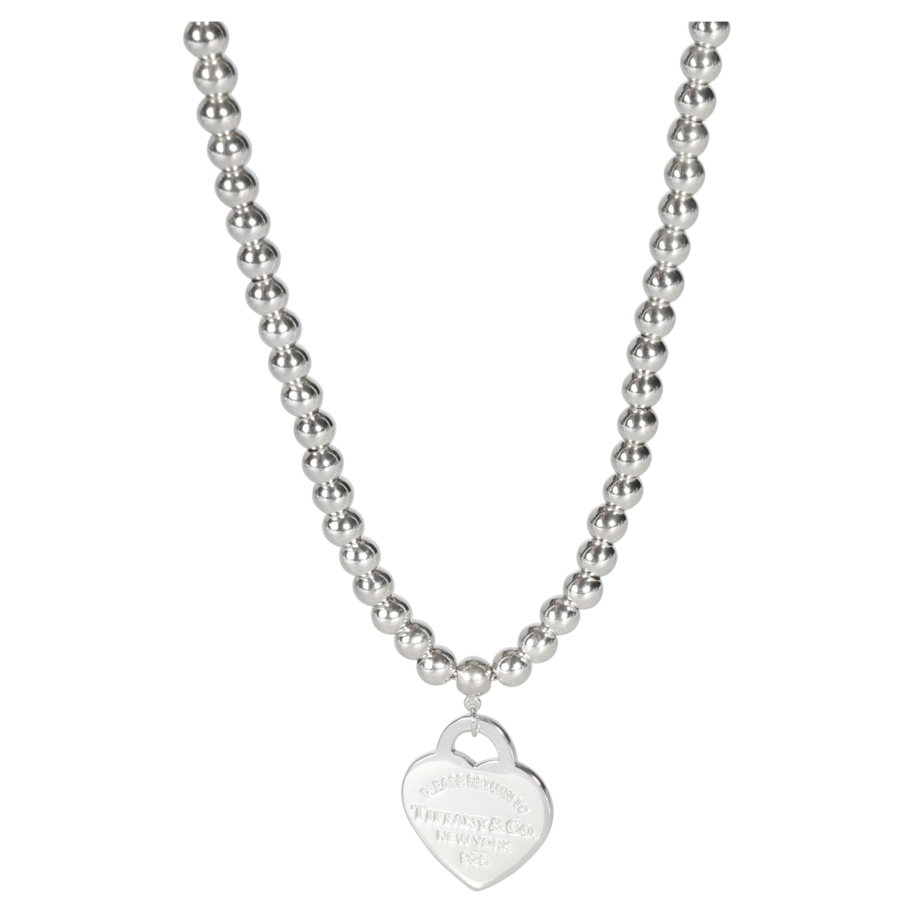 Tiffany & Co. Sterling Silver  Return To Tiffany Necklace For Sale