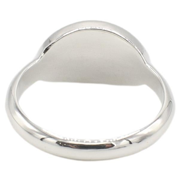 Modern Tiffany & Co. Sterling Silver Return To Tiffany New York Oval Signet Band Ring