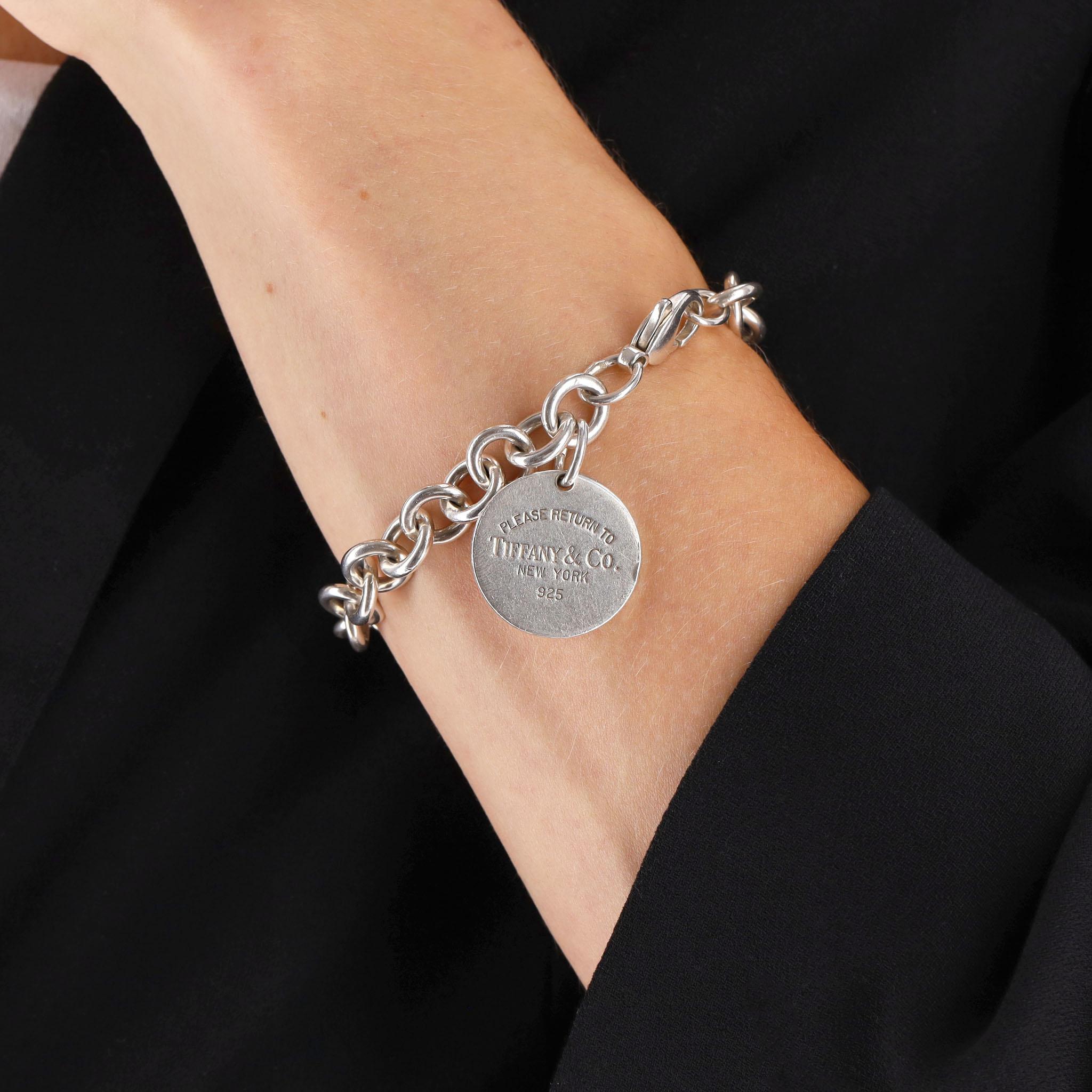 Tiffany & Co. Bracciale con etichetta rotonda 