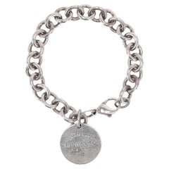 Tiffany & Co. Sterling Silver 'Return To Tiffany' Round Tag Bracelet
