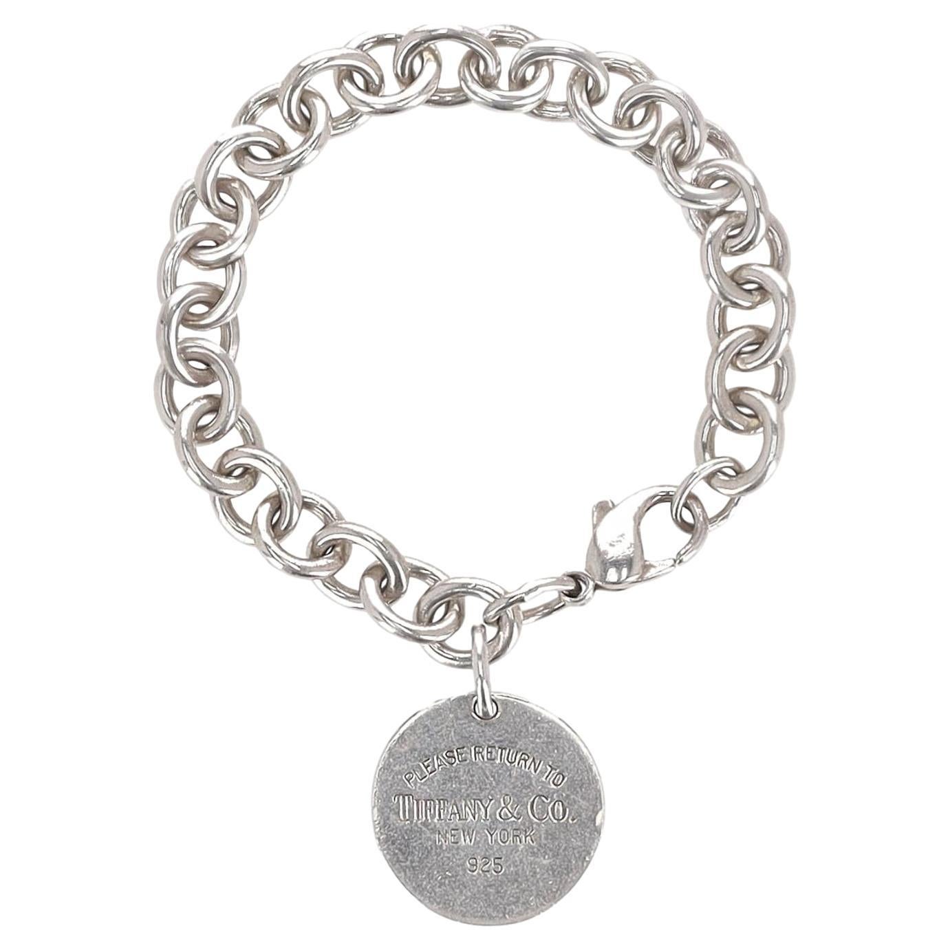 Tiffany & Co. Sterling Silver 'Return To Tiffany' Round Tag Bracelet