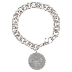 Tiffany & Co. Sterling Silver 'Return To Tiffany' Round Tag Bracelet