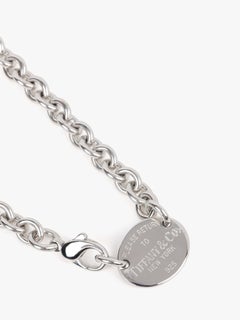 Tiffany & Co. Sterling Silver Return to Tiffany Tag Charm Necklace