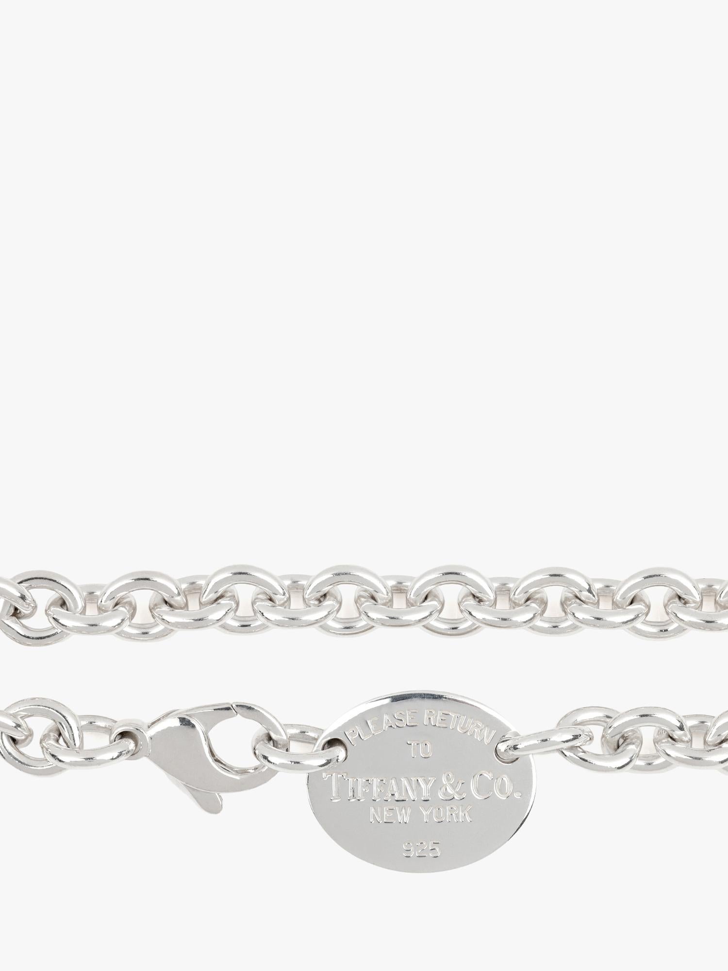 Tiffany & Co. Collier à breloques en argent Sterling Return to Tiffany Bon état - En vente à Bishop's Stortford, Hertfordshire