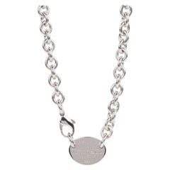 Tiffany & Co. Sterling Silver Return to Tiffany Tag Charm Necklace