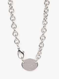 Tiffany & Co. Sterling Silver Return to Tiffany Tag Charm Necklace