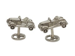 Tiffany & Co. Sterling Silver Rolls Royce Cufflinks #24177