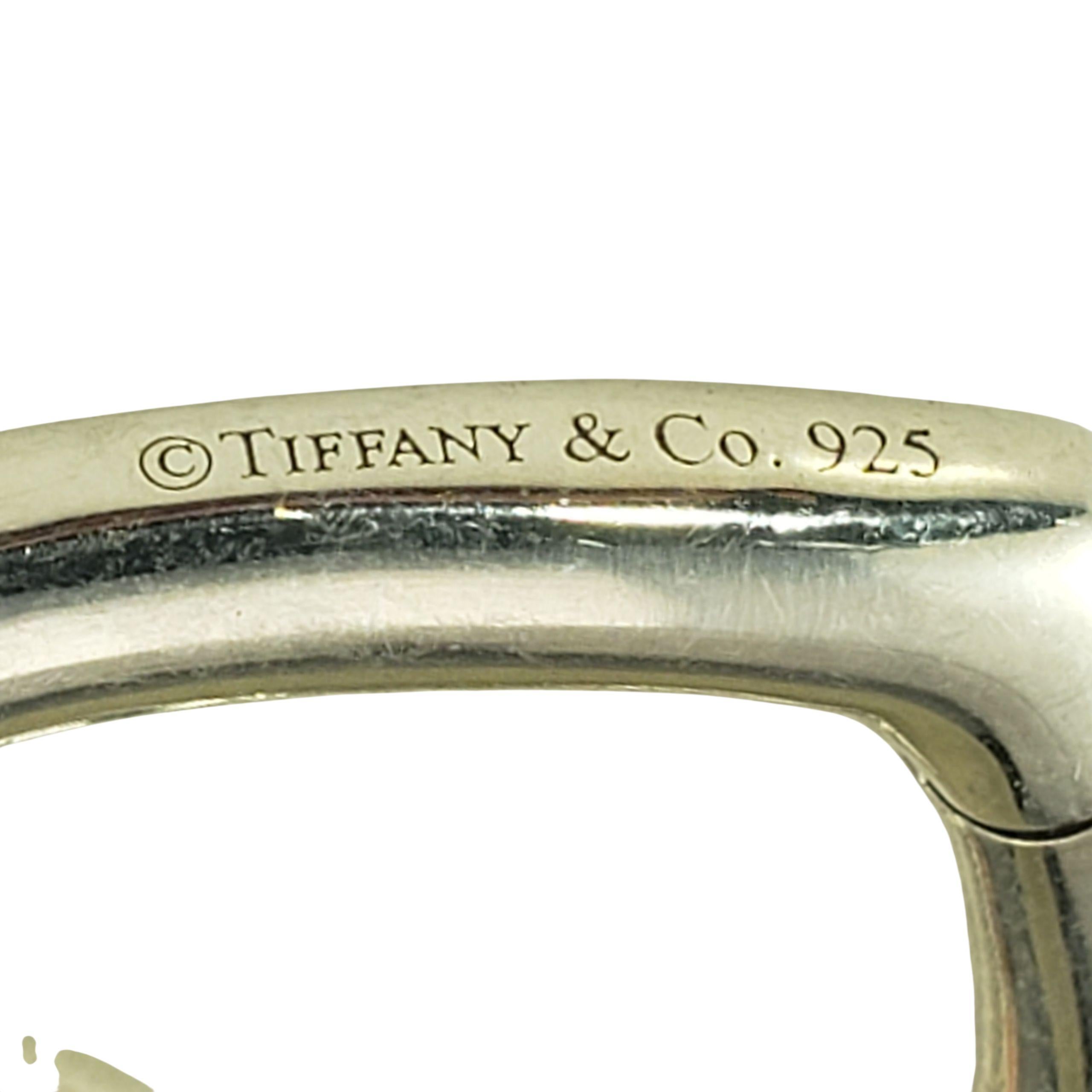 Tiffany & Co. A Silver Link Link Heart Clasp Bracelet #23010 Bon état - En vente à Washington Depot, CT