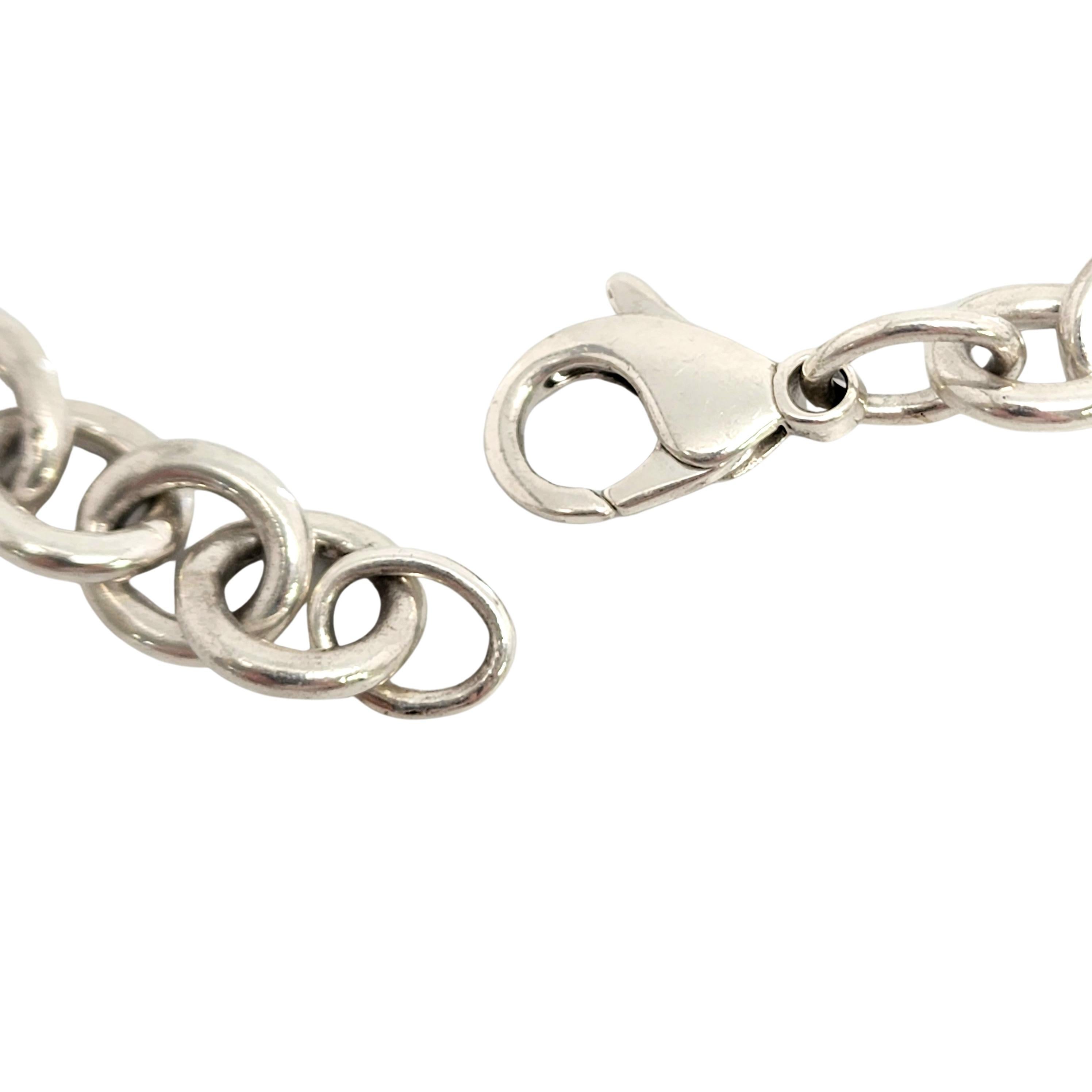 Tiffany & Co Sterling Silver Rolo Necklace with Heart Tag 1