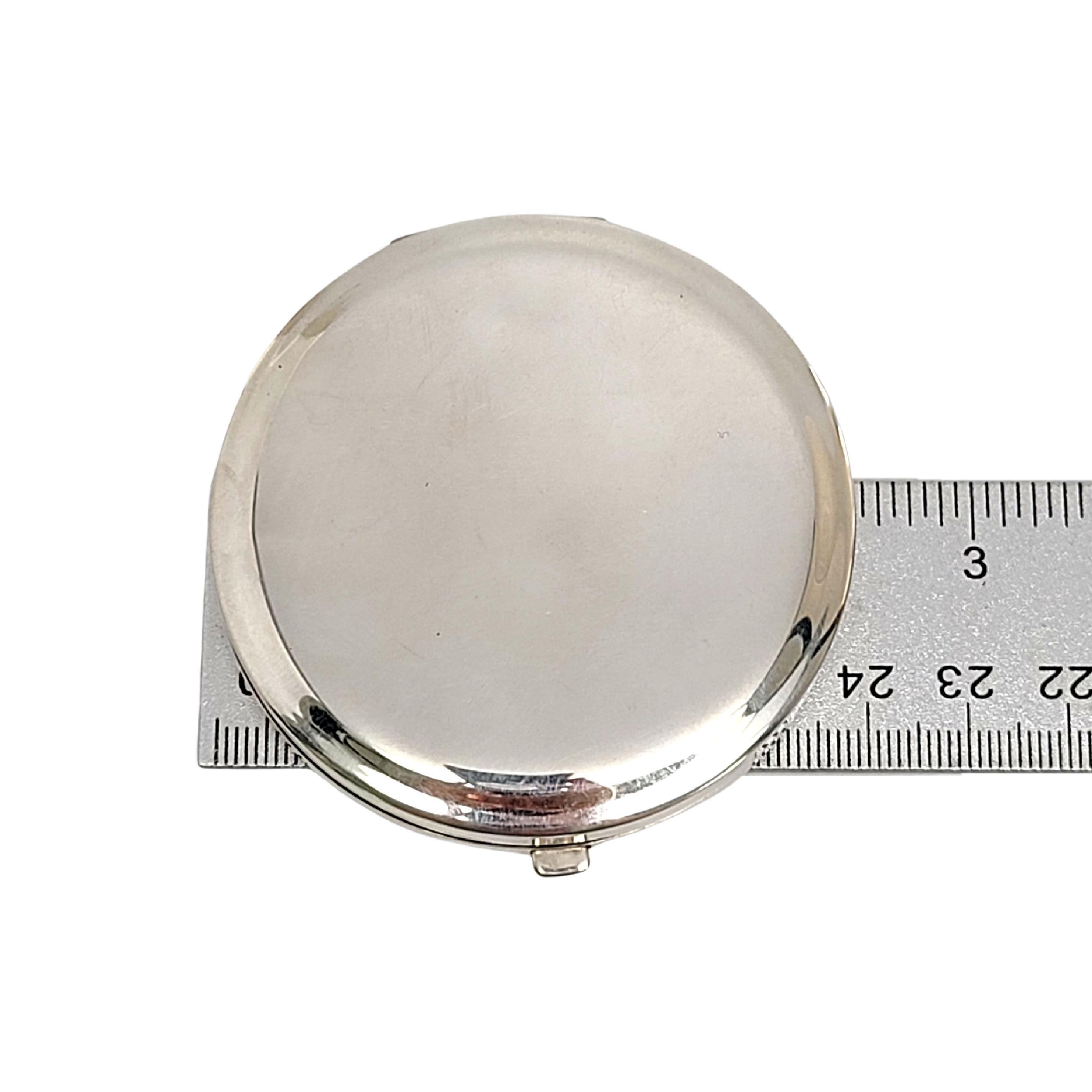 Tiffany & Co Sterling Silver Round Mirror Compact 3