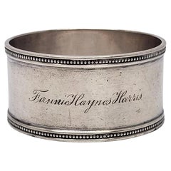 Tiffany & Co Sterling Silver Round Napkin Ring w/Engraving #18118