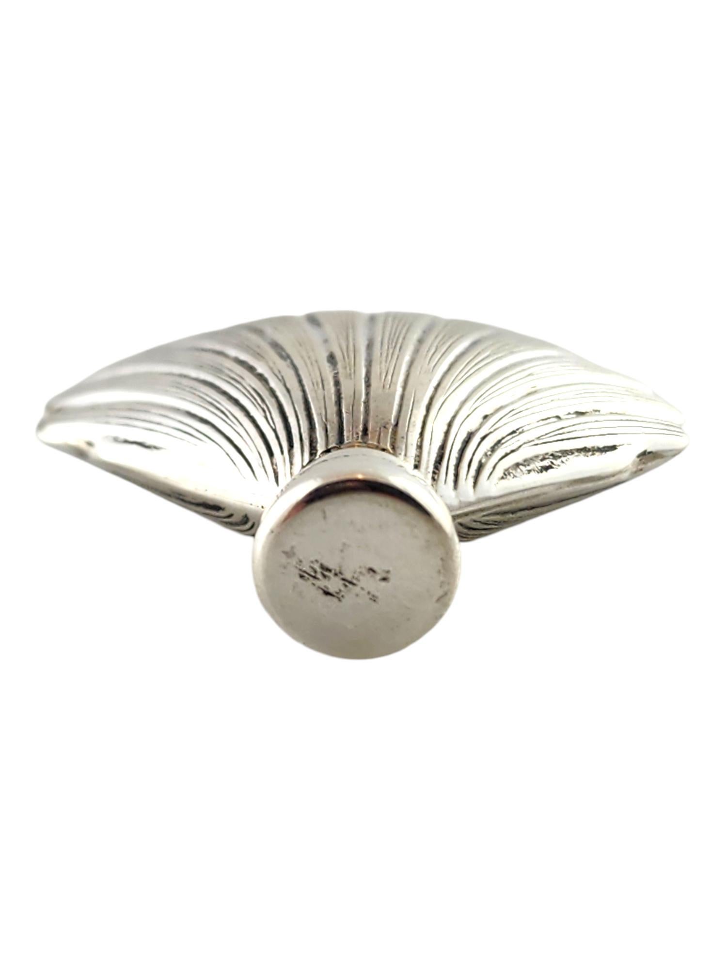 Tiffany & Co Sterling Silver Scallop Shell Perfume Bottle Dabber #19082 1