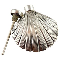 Tiffany & Co Sterling Silver Scallop Shell Perfume Bottle Dabber #19082