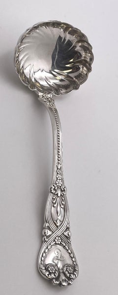 Tiffany & Co. Sterling Silver Scalloped Sauce Gravy Ladle in Saint James Pattern