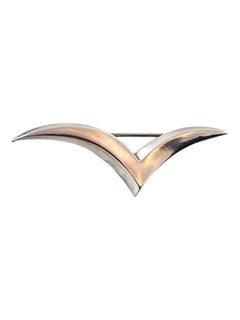Sterlingsilber Seagull Brosche/Pin #18382 von Tiffany & Co