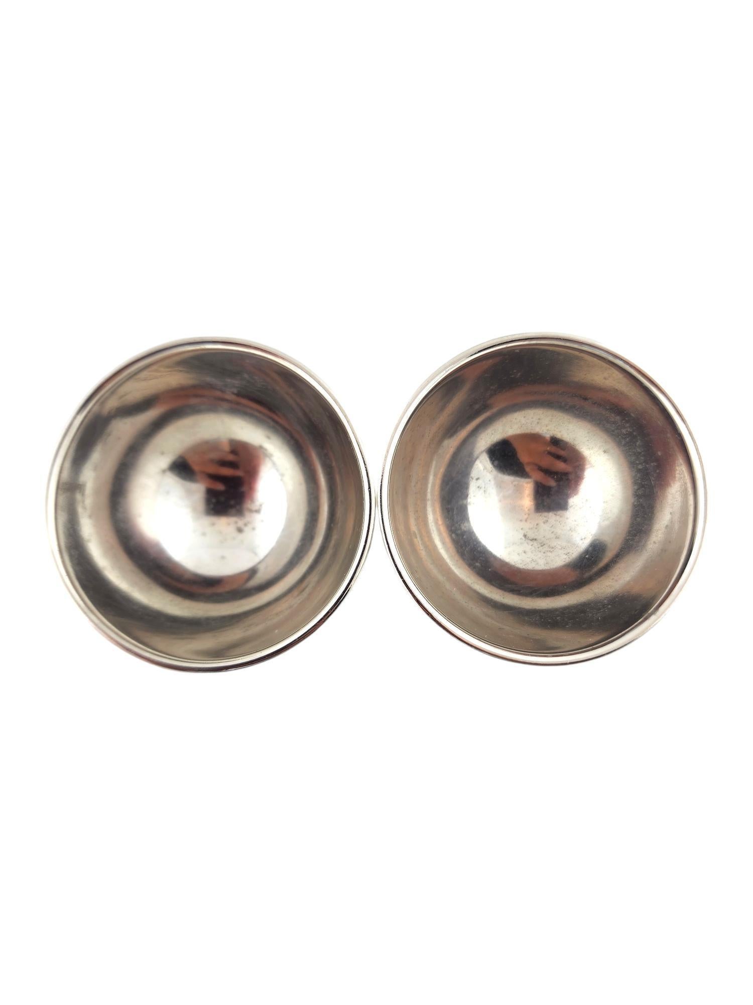 Donna Tiffany & Co. Set di 2 saliere in argento Sterling #18634 in vendita