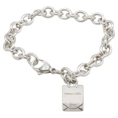 Tiffany 
Co. Sterling Silver Shopping Bag Charm Bracelet