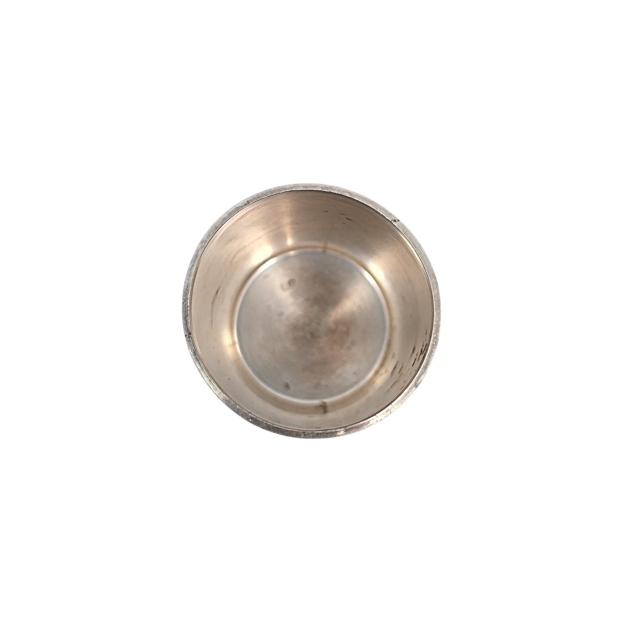 Tiffany & Co Sterling Silver Shot/Cordial Cup w/Monogram #20811 2