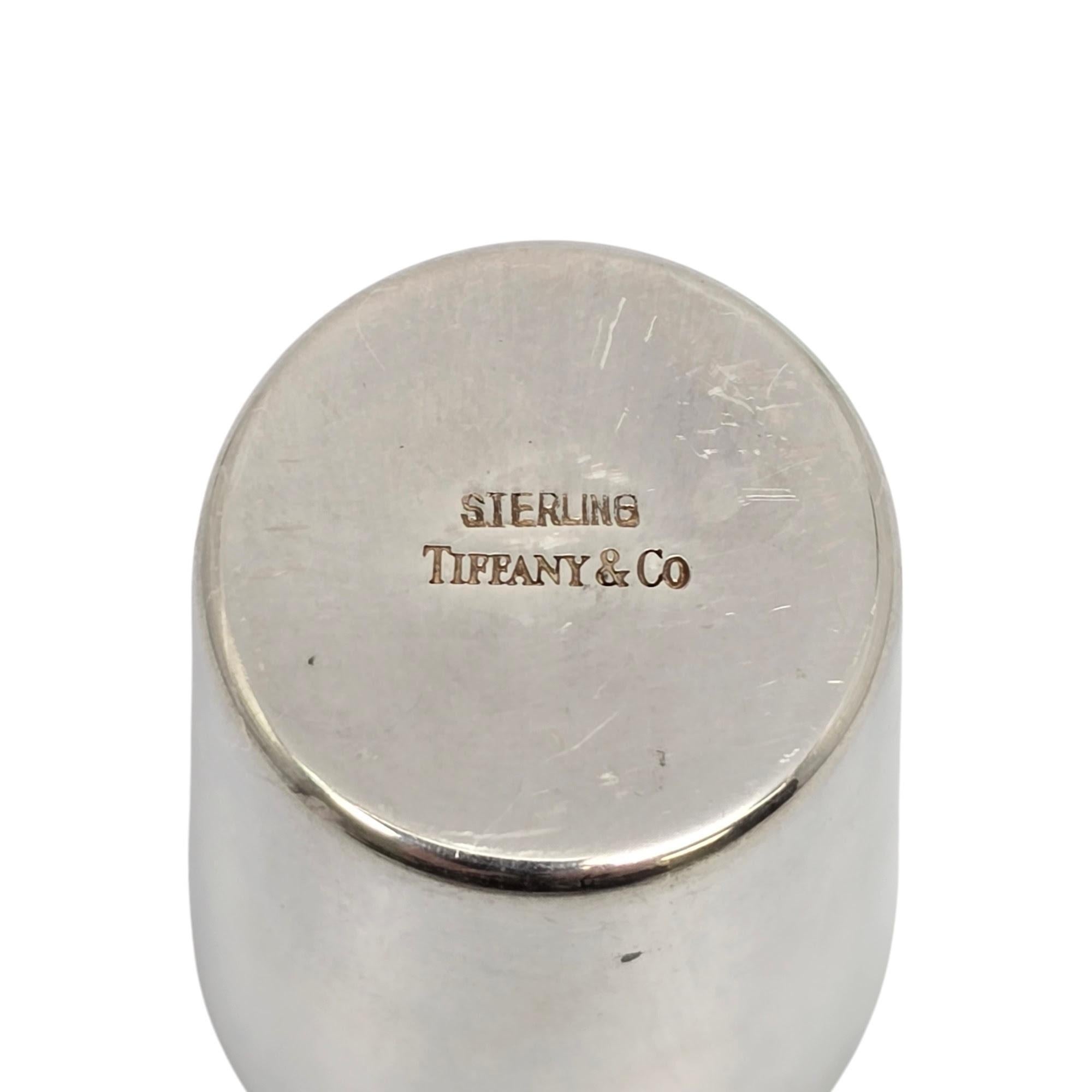 Tiffany & Co Sterling Silver Shot/Cordial Cup w/Monogram #20811 4