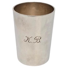 Tiffany & Co Sterling Silver Shot/Cordial Cup w/Monogram #20811
