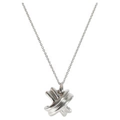 Tiffany & Co. Sterling Silver Signature X Pendant