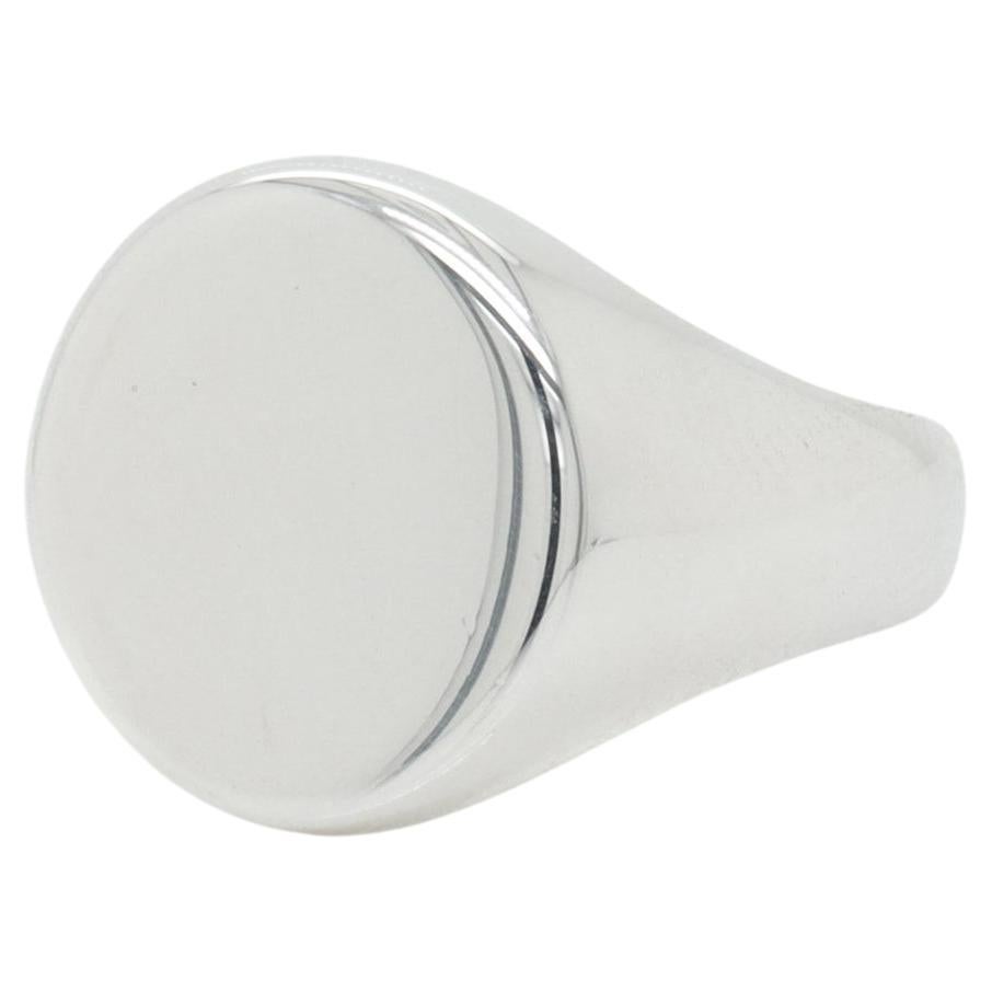 Tiffany & Co. Anello con sigillo in argento sterling in vendita