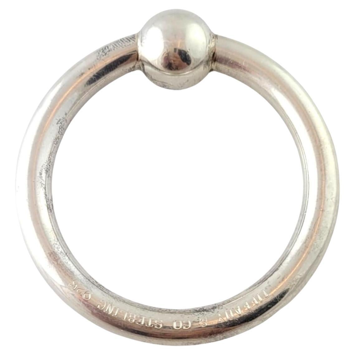 Tiffany & Co. Sterling Silver Single Circle Baby Rattle #17603