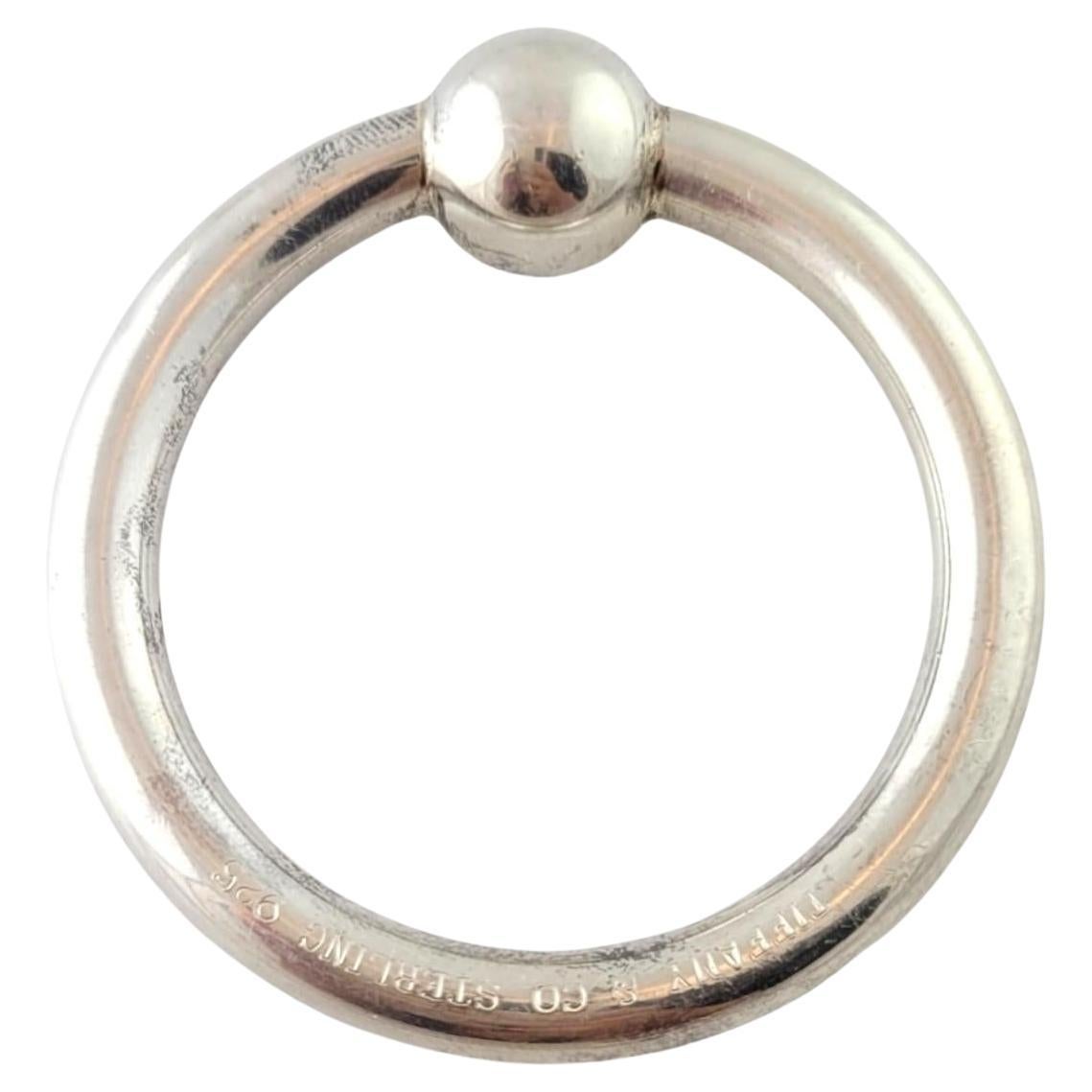 Tiffany 
Co. Sterling Silver Single Circle Baby Rattle #17603