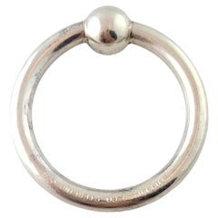 Tiffany & Co. Sterling Silver Single Circle Baby Rattle #17603