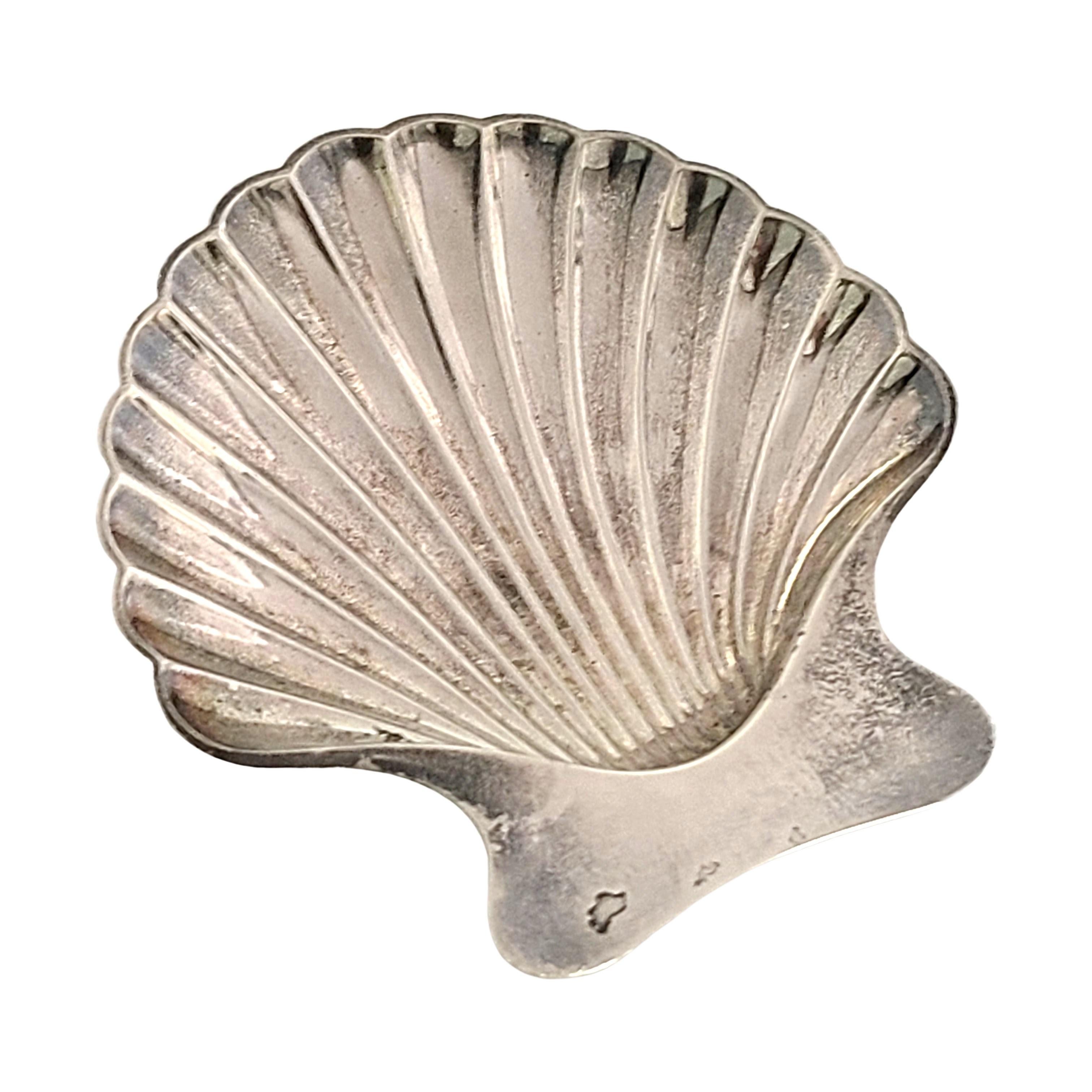 Tiffany & Co Sterling Silver Small Scallop Shell Dish In Good Condition In Washington Depot, CT