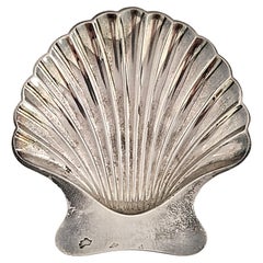 Tiffany & Co Sterling Silver Small Scallop Shell Dish