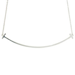 Tiffany & Co. Sterling Silver Smile Necklace