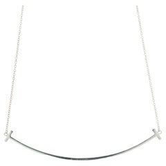 Tiffany & Co. Sterling Silver Smile Necklace