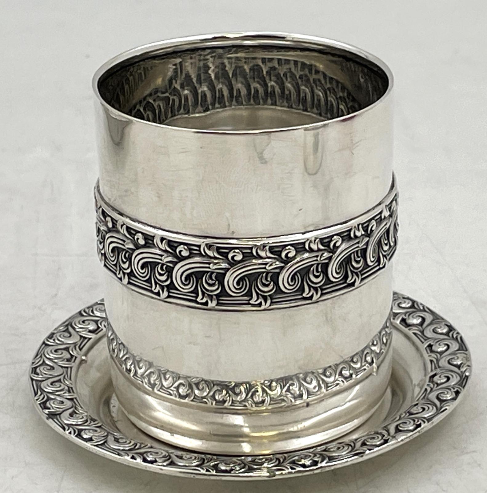 Tiffany & Co. Sterling Silver Smoking Set from 1899 In Good Condition In New York, NY