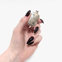 Tiffany & Co. Sterling Silver 'Snowflake' Miniature Perfume Bottle or Flask