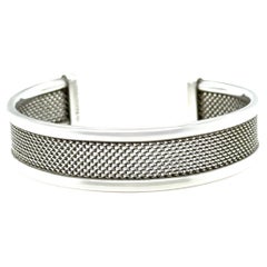 Tiffany & Co. Sterling Silver Somerset Cuff Bracelet 21.66g