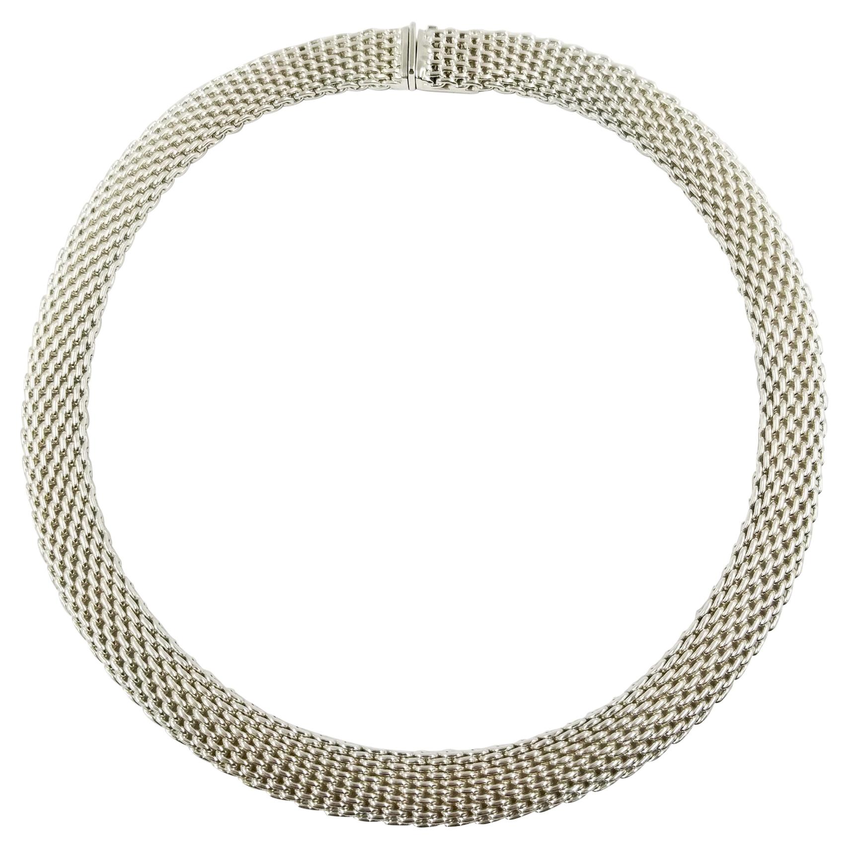 Tiffany & Co. Sterling Silver Somerset Flexible Necklace